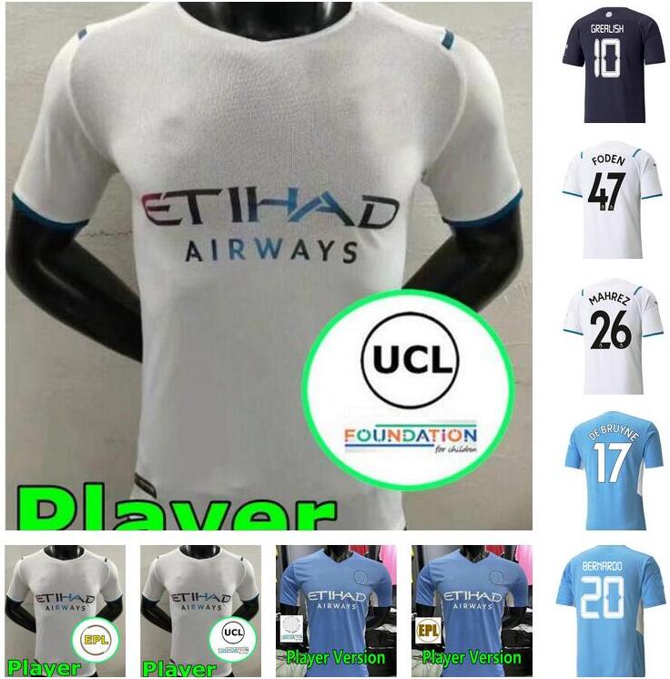 player version 21 22 GREALISH DE BRUYNE soccer jerseys man 2021 2022 City FODEN STERLING GESUS BERNARDO MAHREZ RODRIGO football shirt
player version 21 22 GREALISH DE BRUYNE soccer jerseys man 2021 2022 City FODEN STERLING GESUS BERNARDO MAHREZ RODRIGO football shirt
