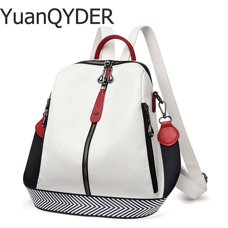 New Women Backpacks Soft Leather Backpack Fashion Anti-theft Shoulder School Bag For Girls Quality Sheepskin Female Travel Bag, Black
New Women Backpacks Soft Leather Backpack Fashion Anti-theft Shoulder School Bag For Girls Quality Sheepskin Female Travel Bag, Black