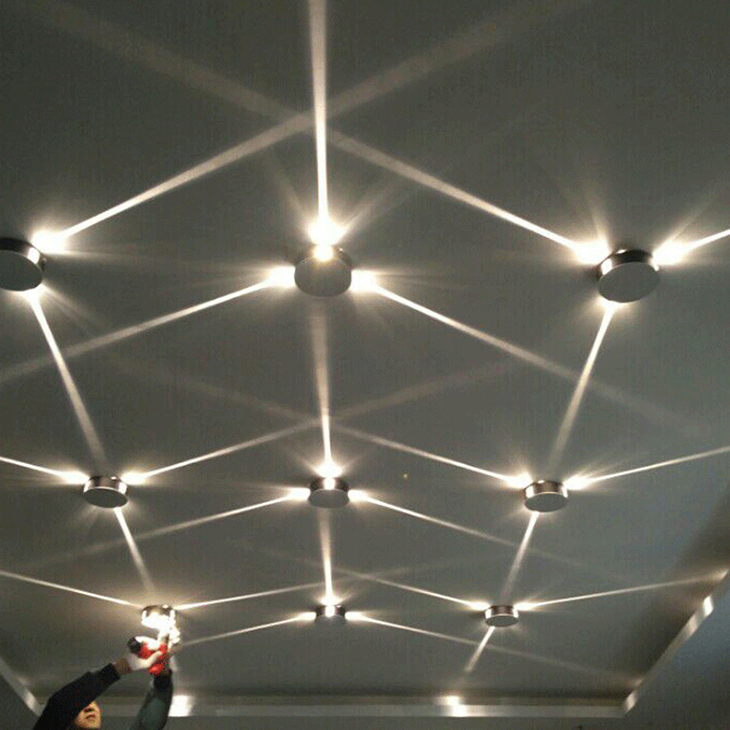 Modern wall lamps up&down 85-265V Round Indoor Light beam wall lights for living room bedroom aisle KTV bar decoration lighting