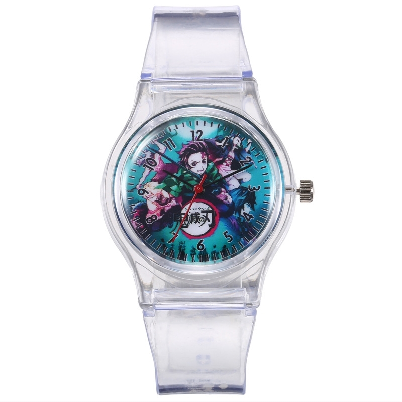 Ghost blade fashion children cartoon transparent boys and girls quartz watch gift
Ghost blade fashion children cartoon transparent boys and girls quartz watch gift