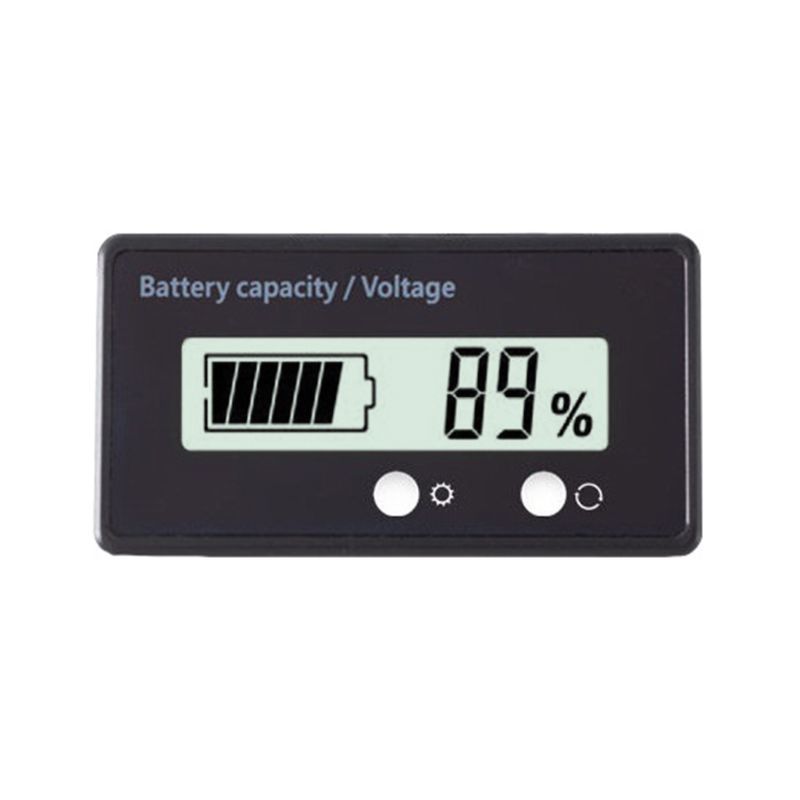 12V/24V/36V/48V Lcd Acid Lead Lithium Battery Capacity Voltage Indicator Electric Motorcycle Scooter Battery Tester