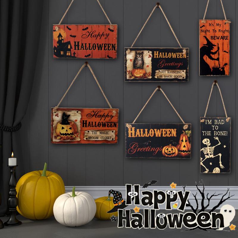 Halloween Theme Friendship Wooden Pendant Decoration Home Card Festive Decorations Bedroom Table Decoration#p30 Decorative Objects & Figurin
Halloween Theme Friendship Wooden Pendant Decoration Home Card Festive Decorations Bedroom Table Decoration#p30 Decorative Objects & Figurin