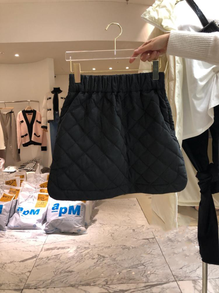 Nomikuma Causal Stretch High Waist Women Skirt Korean Argyle Split Mini A-line Skirts New Fashion Femme Mujer Faldas 6E114 210427