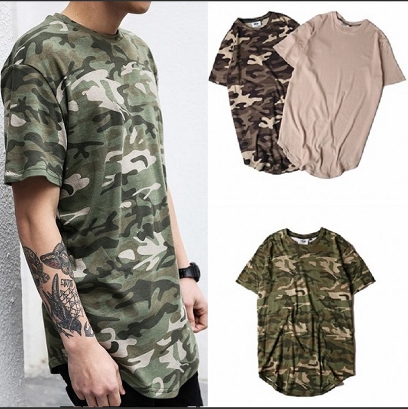 2019 Summer Solid Curved Hem Camo T-shirt Men Longline Extended Camouflage Hip Hop Tshirts Urban Kpop Tee Shirts Mens Clothing, White;black
2019 Summer Solid Curved Hem Camo T-shirt Men Longline Extended Camouflage Hip Hop Tshirts Urban Kpop Tee Shirts Mens Clothing, White;black
