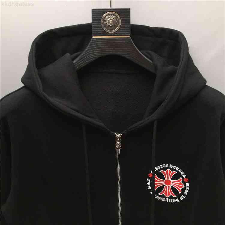 2021 Fashion Design hoodies Autumn Winter Brand Coat Back Letter Cross Print Hooded Zipper Sweater Men' and Women' Cardiga, White
2021 Fashion Design hoodies Autumn Winter Brand Coat Back Letter Cross Print Hooded Zipper Sweater Men' and Women' Cardiga, White