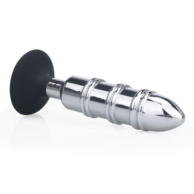 Sex Toys For Couples Design Large Size Suction Cup Metal Anal Beads Buplug Dildo SM Insert Toy Men Women Couple