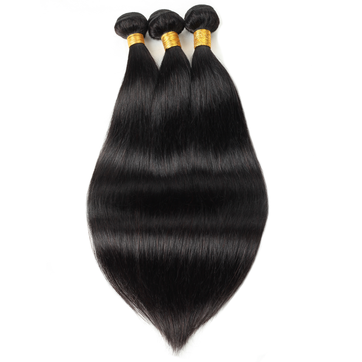 3Pcs Loose Deep Curly Brazilian Human Hair Bundles Yaki Straight Body Water Virgin Hair Extensions