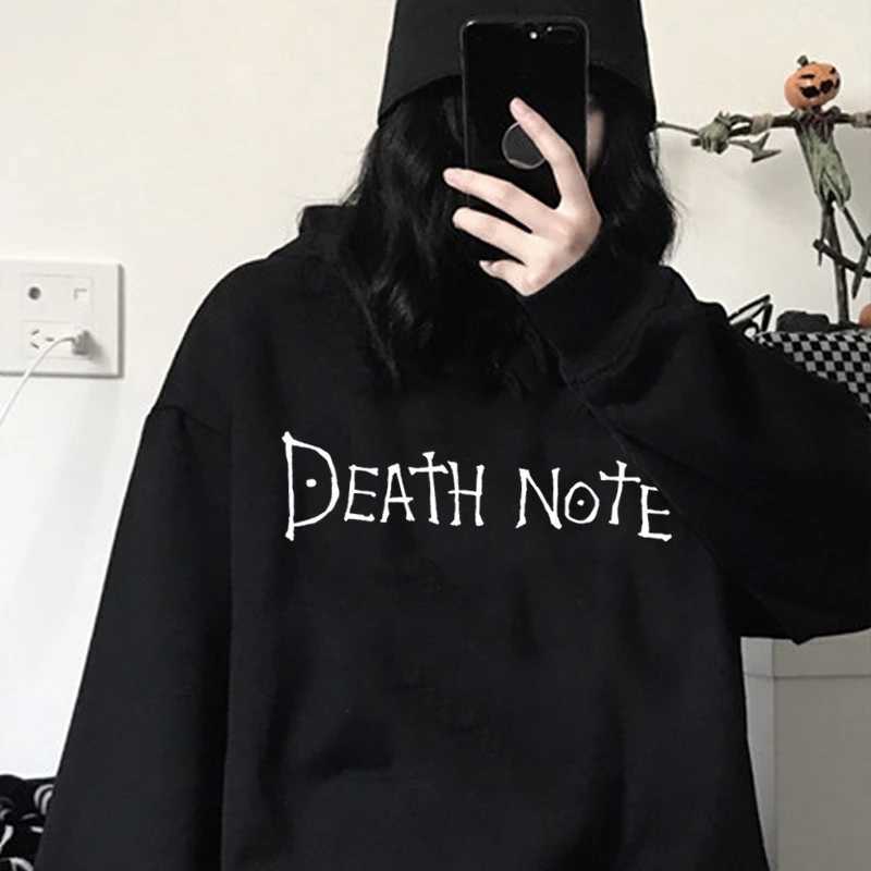 Death Note Hoodies Oversized Long Mouwen Dropshipping Tops Esthetic Gothic Harajuku Print Streetwear Women's clothing, Black
Death Note Hoodies Oversized Long Mouwen Dropshipping Tops Esthetic Gothic Harajuku Print Streetwear Women's clothing, Black