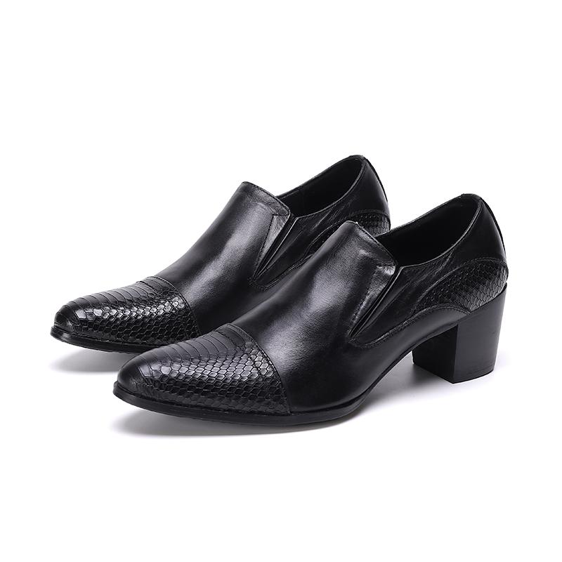 Dress Shoes Classic Pointed Toe Business Men's High Heels Genuine Leather Formal Wedding Slip On Office Oxford For Men, As picture
Dress Shoes Classic Pointed Toe Business Men's High Heels Genuine Leather Formal Wedding Slip On Office Oxford For Men, As picture