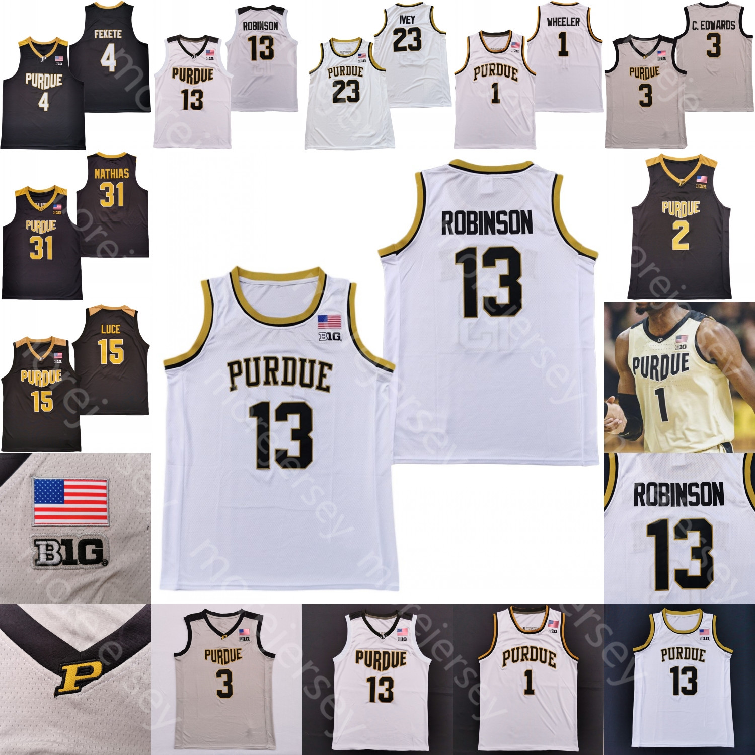 Purdue Boilermakers Basketball Jersey NCAA College Eric Hunter Jr. Trevion Williams Jaden Ivey Ethan Morton Brandon Newman Sasha Stefanovic Proctor Landry, White v collar
Purdue Boilermakers Basketball Jersey NCAA College Eric Hunter Jr. Trevion Williams Jaden Ivey Ethan Morton Brandon Newman Sasha Stefanovic Proctor Landry, White v collar