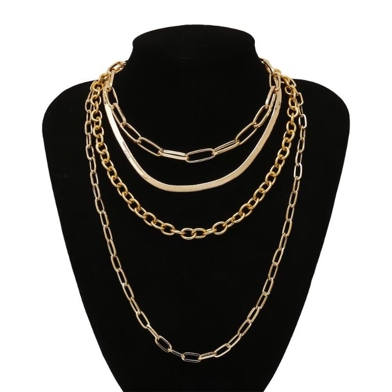 Bohemian Multilayer Gold Color Metal Chain Choker Necklaces For Women 2021 Vintage Punk Party Necklace Jewelry Gifts Chains
Bohemian Multilayer Gold Color Metal Chain Choker Necklaces For Women 2021 Vintage Punk Party Necklace Jewelry Gifts Chains