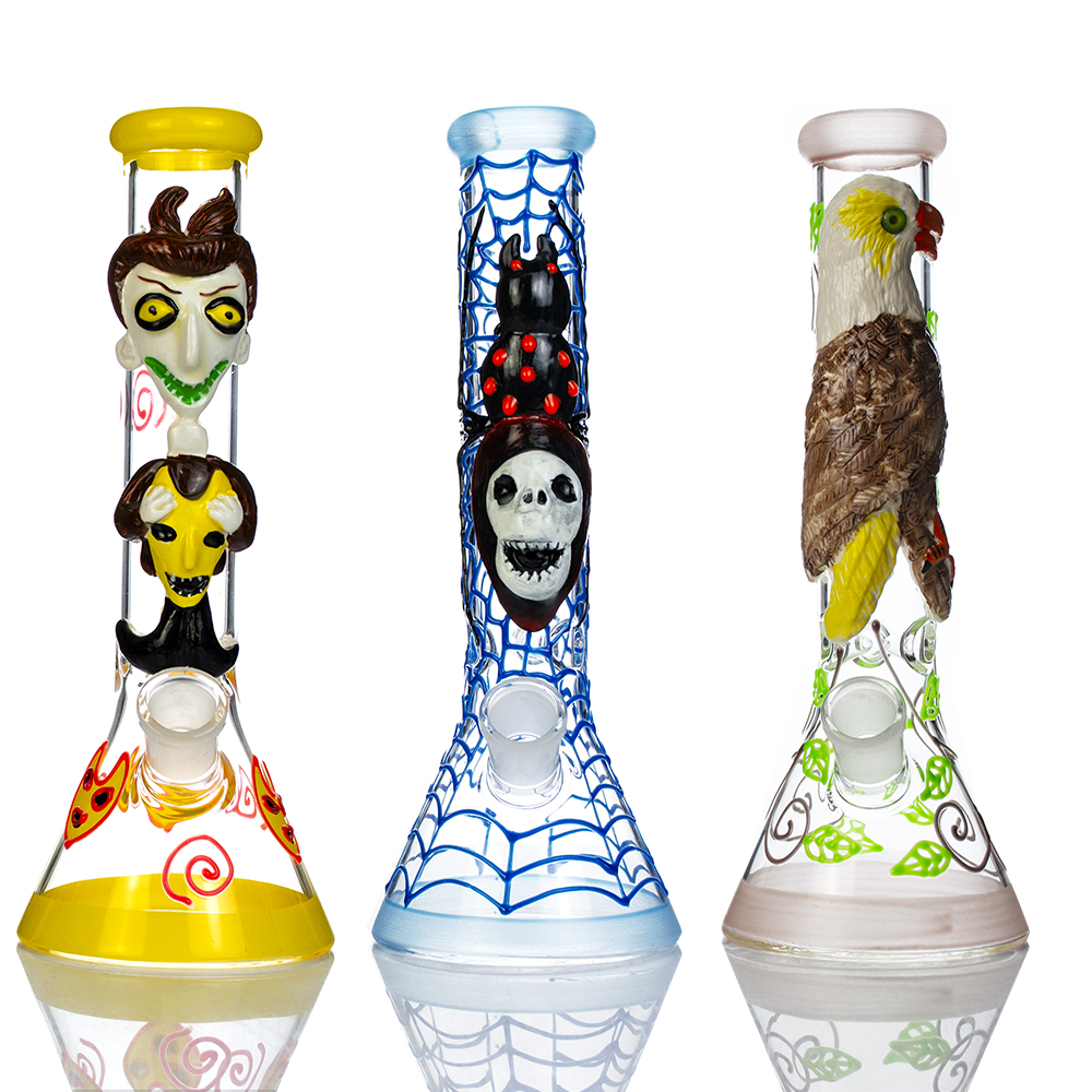 10 Inch Glow In The Dark Beaker Bong Hookah 5mm Thickness Big Glass Water Pipe Dab Rigs With Downsteam And 14mm Bowl
10 Inch Glow In The Dark Beaker Bong Hookah 5mm Thickness Big Glass Water Pipe Dab Rigs With Downsteam And 14mm Bowl