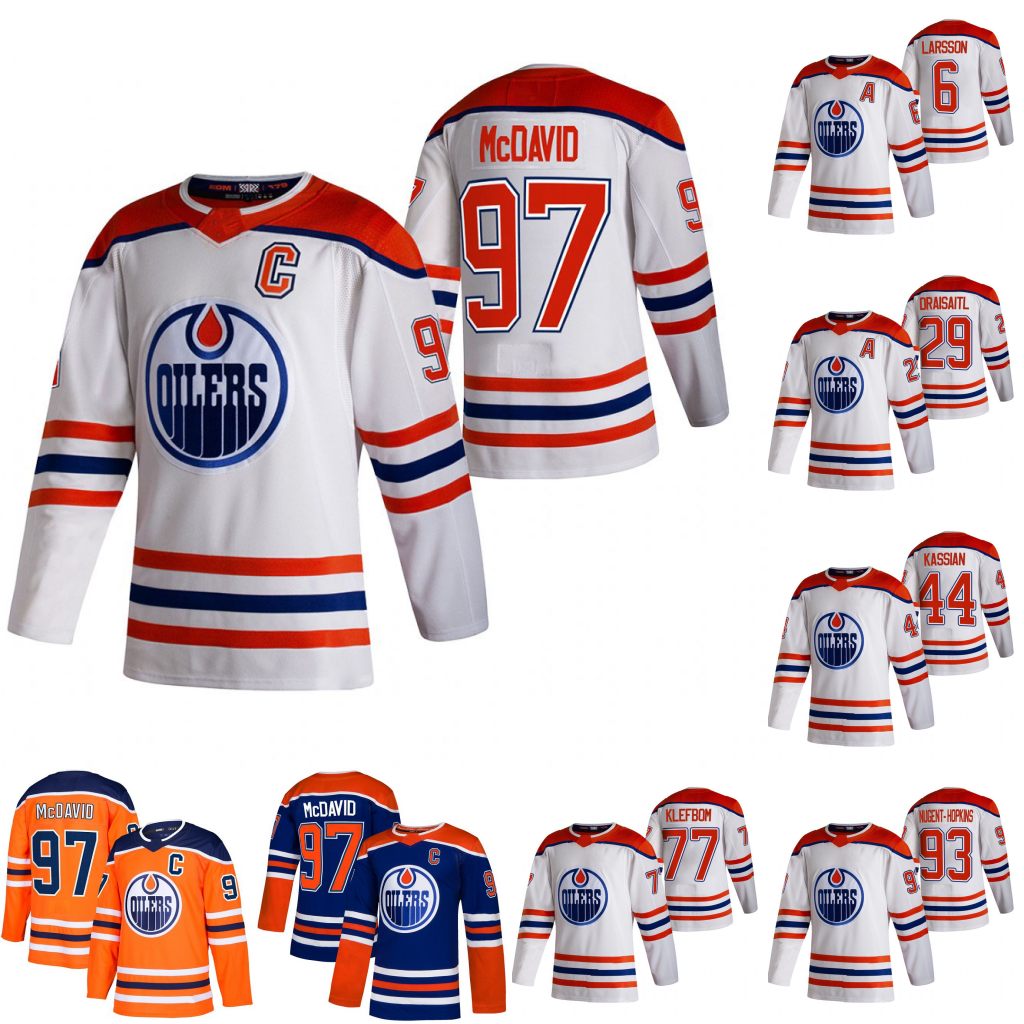 97 Connor Mcdavid Edmonton Oilers 2021 Reverse Retro Zack Kassian Oscar Klefbom Adam Larsson Leon Draisaitl Alan Quine Mikko Koskinen Ryan M, Black;red
97 Connor Mcdavid Edmonton Oilers 2021 Reverse Retro Zack Kassian Oscar Klefbom Adam Larsson Leon Draisaitl Alan Quine Mikko Koskinen Ryan M, Black;red