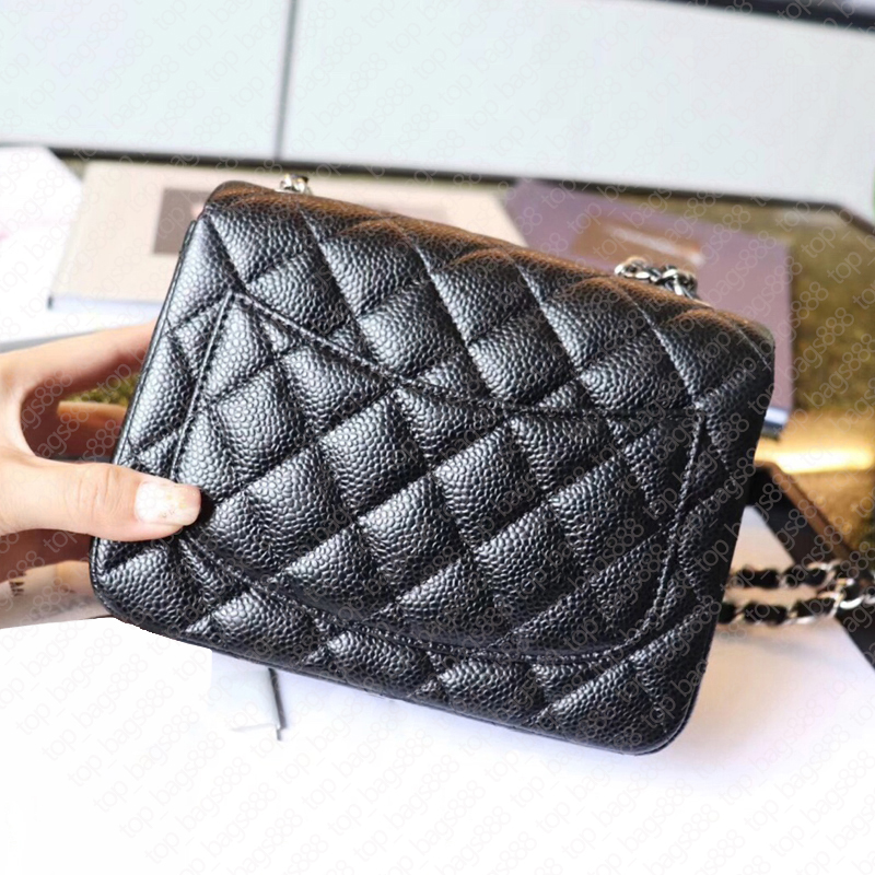 Womens shoulder bag cross body black calfskin caviar mini square classic quilted chain flap bags genuine leather top quality purses handbags
Womens shoulder bag cross body black calfskin caviar mini square classic quilted chain flap bags genuine leather top quality purses handbags