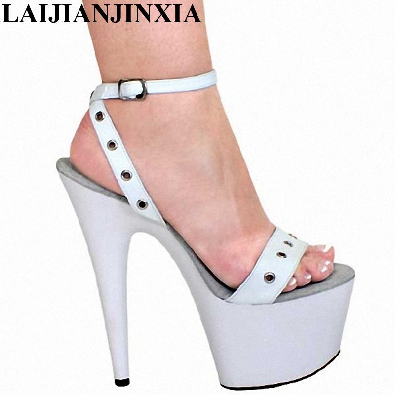 Women's Sandals 17CM Sexy Super High Heel Platforms Performance /Star/Model Fashion Shoes Wedding G-060 Dress, Black
Women's Sandals 17CM Sexy Super High Heel Platforms Performance /Star/Model Fashion Shoes Wedding G-060 Dress, Black