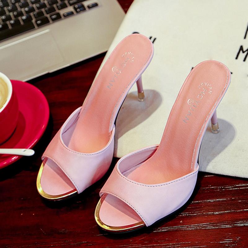 Sandals Summer Women Thin High Heels Shoes 2021 Fashion Peep Toe Party Ladies Casual Sandalias Mujer