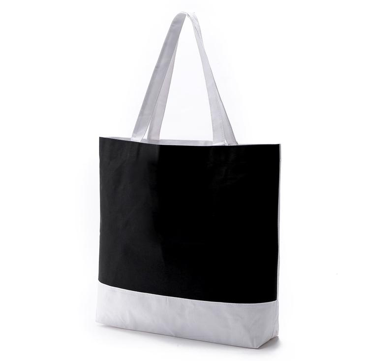 Shopping Bags Custom Black And White Mixed Fabric Polyester Promotional Tote Bag, As pic
Shopping Bags Custom Black And White Mixed Fabric Polyester Promotional Tote Bag, As pic