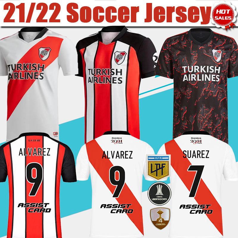 21/22 River Plate Soccer Jersey #9 J.ALVAREZ #7 .SUAREZ Home Soccer Shirt #22 PINOLA #19 B.ROMERO 2021 2022 Men Adult Away Short Sleeve Footbal Uniforms, 20/21 3rd
21/22 River Plate Soccer Jersey #9 J.ALVAREZ #7 .SUAREZ Home Soccer Shirt #22 PINOLA #19 B.ROMERO 2021 2022 Men Adult Away Short Sleeve Footbal Uniforms, 20/21 3rd