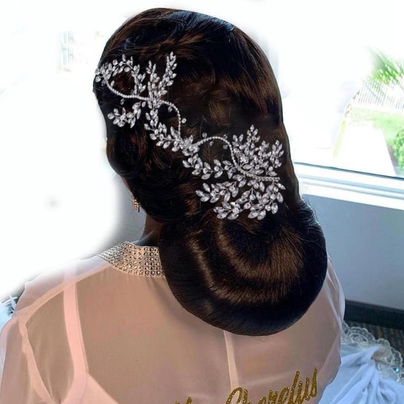 Hair Clips & Barrettes Elegant Full Rhinestone Handamde Headbands For Wedding Women Bridal Hairbands Silver Color Vines Head Accessories, Golden;silver
Hair Clips & Barrettes Elegant Full Rhinestone Handamde Headbands For Wedding Women Bridal Hairbands Silver Color Vines Head Accessories, Golden;silver