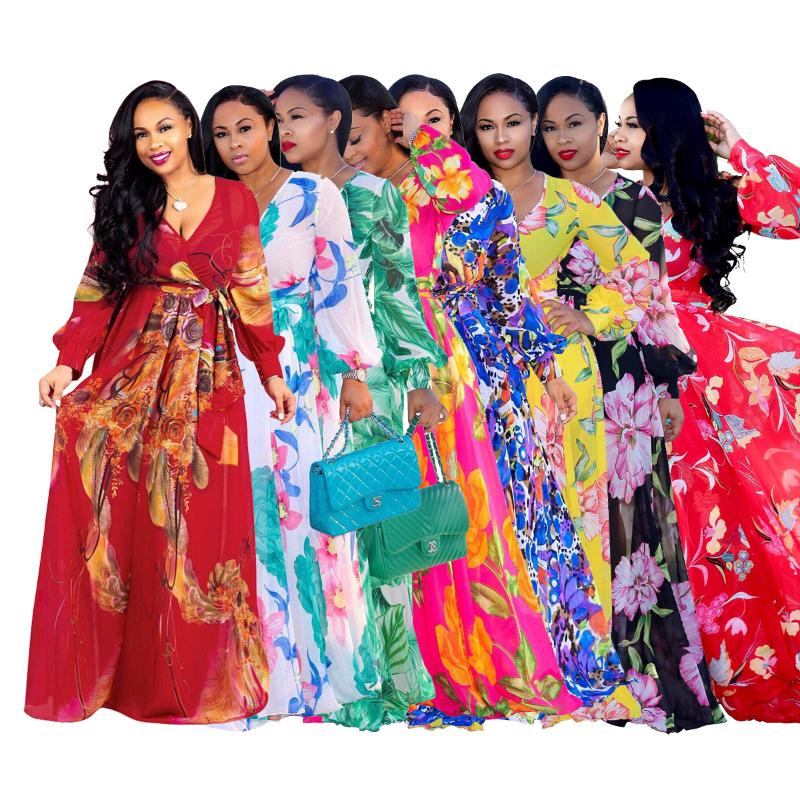 Casual Dresses Lugentolo Women Dress Print Spring Summer Fashion V-neck Long Sleeve Sashes Sexy Loose Womens, Black
Casual Dresses Lugentolo Women Dress Print Spring Summer Fashion V-neck Long Sleeve Sashes Sexy Loose Womens, Black