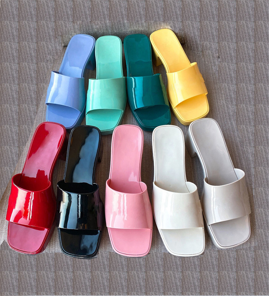 fash1 Women Rubber Slide slippers Platform Sandals High Heels Slipper Chunky Bottom Outdoor Beach Flip Flops Candy Colors with box, Black 
fash1 Women Rubber Slide slippers Platform Sandals High Heels Slipper Chunky Bottom Outdoor Beach Flip Flops Candy Colors with box, Black