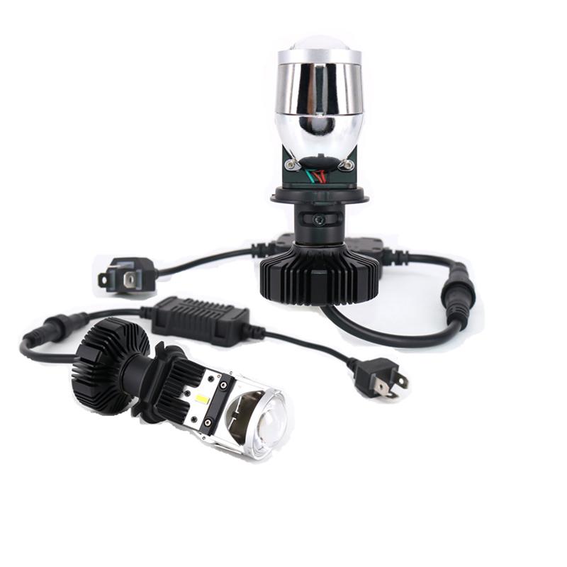 Car Headlights 2pcs H4 Led Mini Bi-led Projector Headlight Lens 55W 6000K Headlamp Styling High Low Spotlights 12v 24v Adjusting
Car Headlights 2pcs H4 Led Mini Bi-led Projector Headlight Lens 55W 6000K Headlamp Styling High Low Spotlights 12v 24v Adjusting