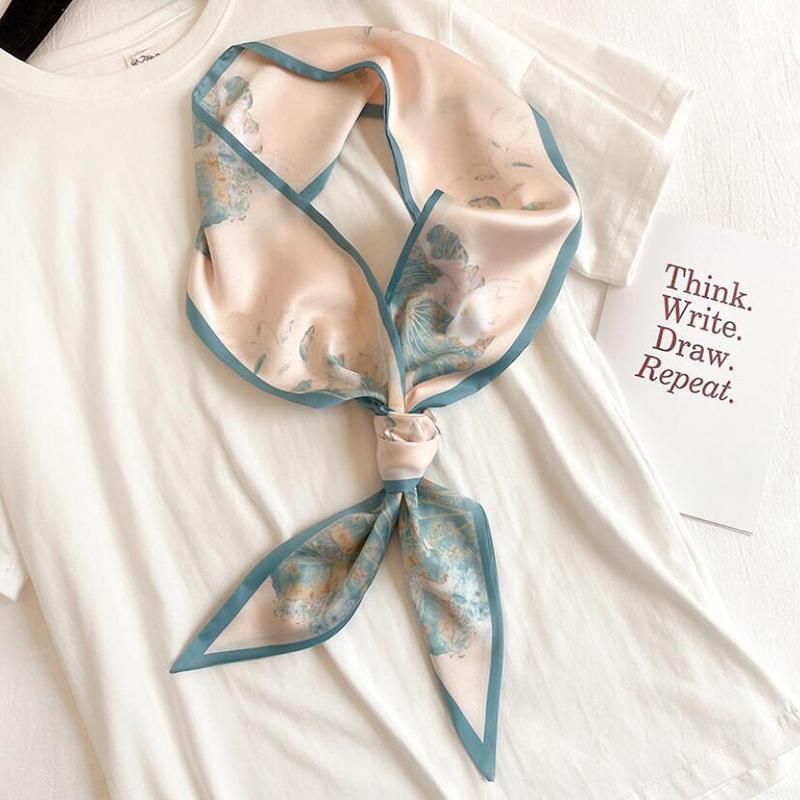 Scarves Korean-Style Small Silk Scarf Women's Spring Autumn Narrow Fashion Long Strip Arm Bag Ribbon Neckerchief, Blue;gray
Scarves Korean-Style Small Silk Scarf Women's Spring Autumn Narrow Fashion Long Strip Arm Bag Ribbon Neckerchief, Blue;gray