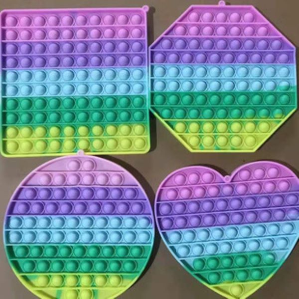 Decompression Toys 20*20CM Push its Pops Fidget Large Size Macaron Geometric Pattern Popper Bubble Fingertip Sensory Toy for AdultS and Children Gifts
Decompression Toys 20*20CM Push its Pops Fidget Large Size Macaron Geometric Pattern Popper Bubble Fingertip Sensory Toy for AdultS and Children Gifts