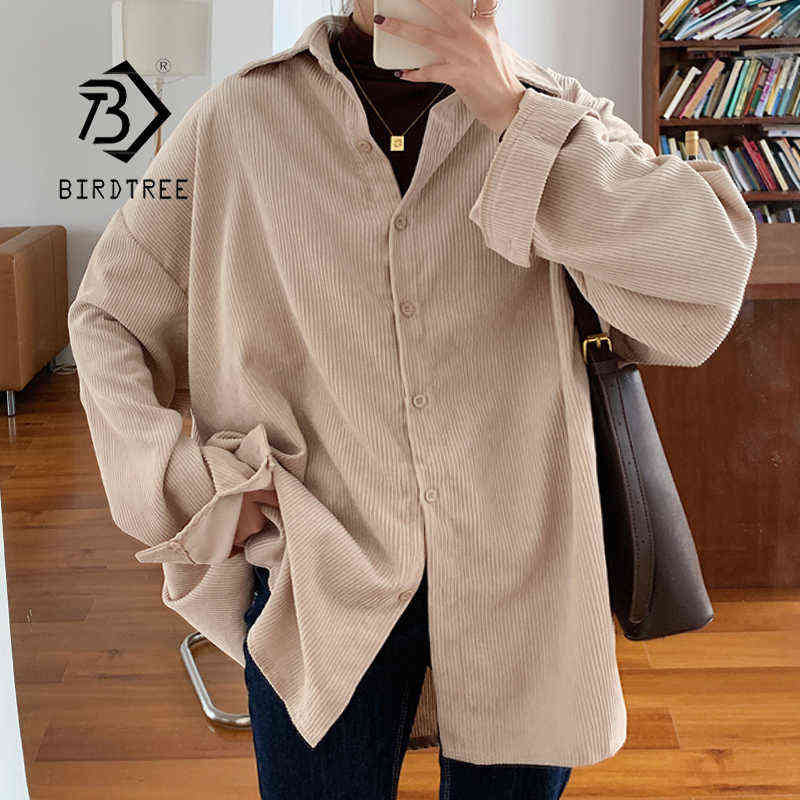 Spring Women Solid Corduroy Vintage Oversized Blouse Turn-Down Collar Button Up Batwing Sleeve Shirt Autumn Casual Tops T0O5 210721, Gray blue
Spring Women Solid Corduroy Vintage Oversized Blouse Turn-Down Collar Button Up Batwing Sleeve Shirt Autumn Casual Tops T0O5 210721, Gray blue