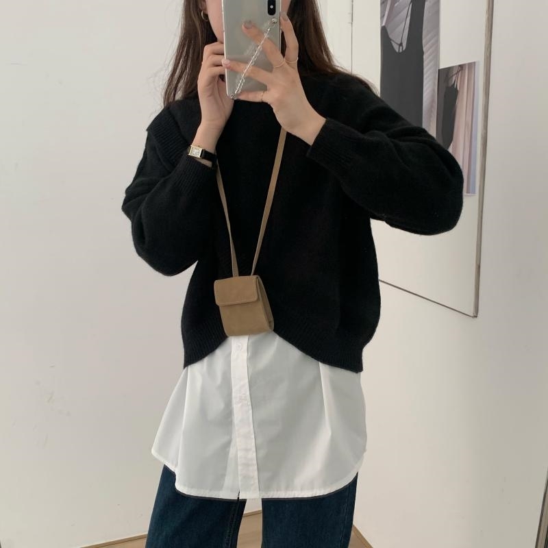 Stylish Criss-cross Knitted Pullover Sweater Women Winter Long Sleeve Turtleneck Korean Fashion Casual Ladies Tops Jumpers 210514