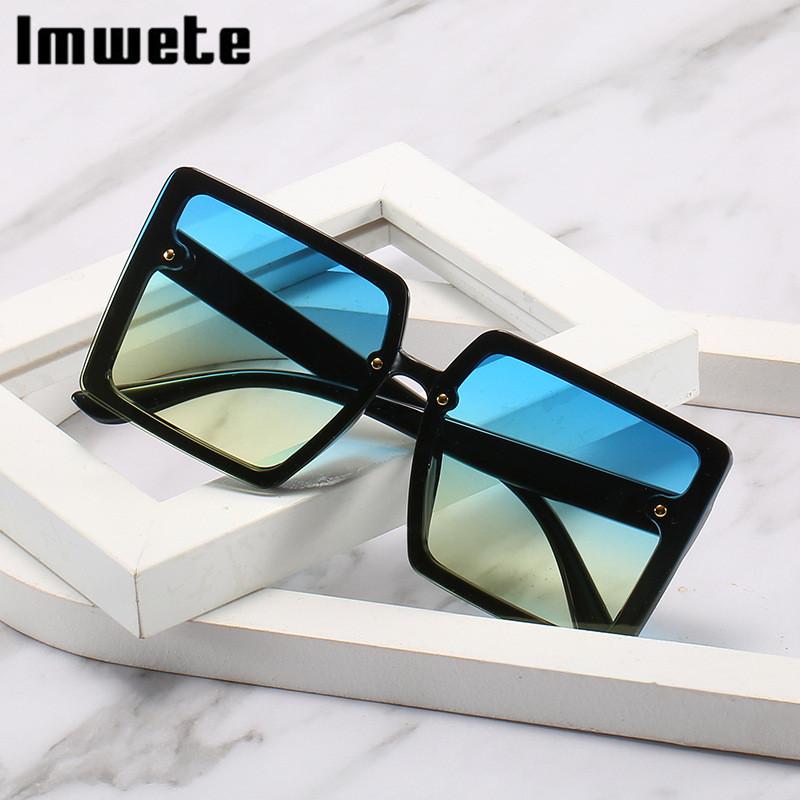 Sunglasses Imwete Vintage Oversized Women Men Designer Square Sun Glasses Black Fashion Gradient Goggles Female UV
Sunglasses Imwete Vintage Oversized Women Men Designer Square Sun Glasses Black Fashion Gradient Goggles Female UV