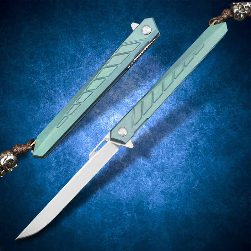 TC4 titanium alloy M390 powder steel portable quick folding knife outdoor camping hunting tactical pocket blade EDC utility tool for fishing
TC4 titanium alloy M390 powder steel portable quick folding knife outdoor camping hunting tactical pocket blade EDC utility tool for fishing
