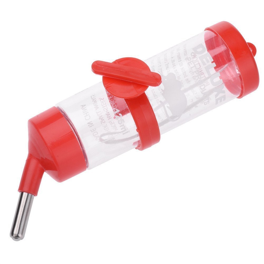 250ML/125ML Hamster Drinking Water Bottle Pet Hanging Feeding Dispenser for Rat Gerbil Ferret Rabbit Small Animal Puppy Drinking