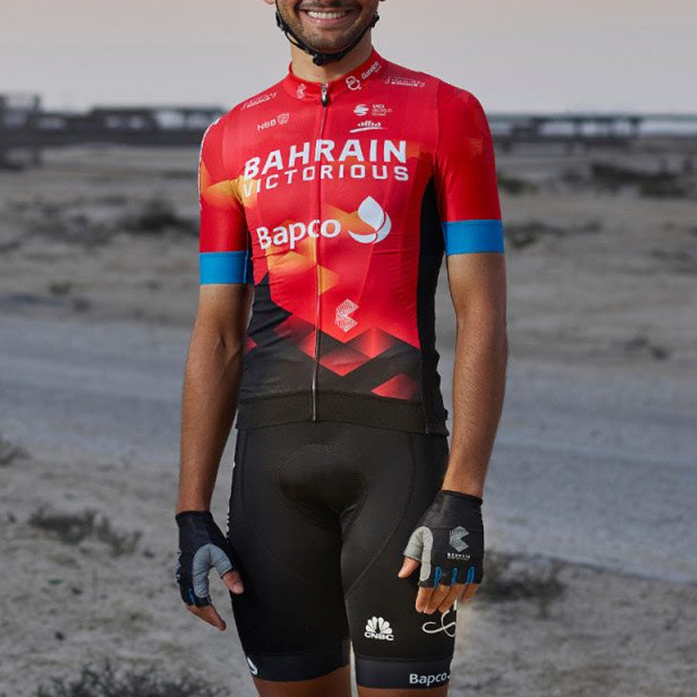 2021 BAHRAIN VICTORIOUS Cycling Team Racing Clothing Men's Short Sleeve Jersey Suits Quick Dry Apparel Ciclismo Kits X0503, Gray
2021 BAHRAIN VICTORIOUS Cycling Team Racing Clothing Men's Short Sleeve Jersey Suits Quick Dry Apparel Ciclismo Kits X0503, Gray
