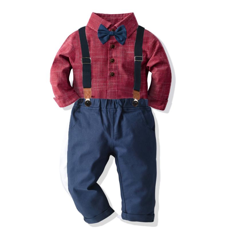 Clothing Sets 1- 6 Years Toddler Kids Clothes Casual Boys Suit Set Long-Sleeved Shirt + Navy Pants 4 Piece Children Party Outfits, Kb8077
Clothing Sets 1- 6 Years Toddler Kids Clothes Casual Boys Suit Set Long-Sleeved Shirt + Navy Pants 4 Piece Children Party Outfits, Kb8077