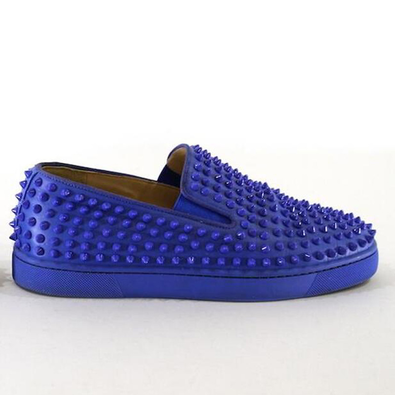 Luxury Classic Red Bottom Loafers Shoes Men, Women Roller Boat Spiked Low Sneaker Genuine Leather Slip-on Flat Full Studded Rivets Casual Trainers With Box EU 35-46, #1
Luxury Classic Red Bottom Loafers Shoes Men, Women Roller Boat Spiked Low Sneaker Genuine Leather Slip-on Flat Full Studded Rivets Casual Trainers With Box EU 35-46, #1