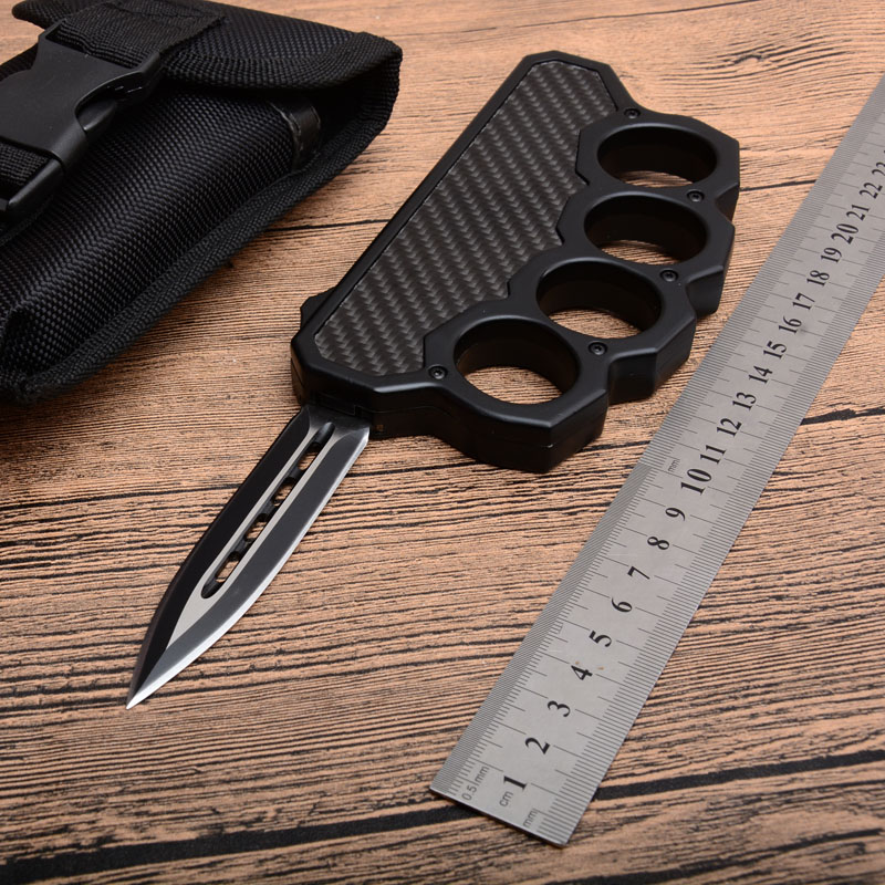 micro tech automatic knives 440C AUTO OPEN blade Zinc aluminum alloy + carbon fiber handle camping outdoor Tactical Self-defense EDC tool UT
micro tech automatic knives 440C AUTO OPEN blade Zinc aluminum alloy + carbon fiber handle camping outdoor Tactical Self-defense EDC tool UT