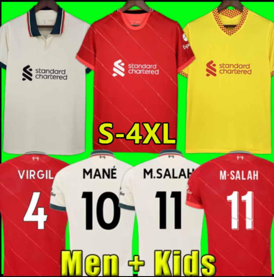 S-5XL firmino Soccer Jersey virgil mane 21 22 MEN +KIDS Football Shirt Top Thailand Quality Jerseys, Away
S-5XL firmino Soccer Jersey virgil mane 21 22 MEN +KIDS Football Shirt Top Thailand Quality Jerseys, Away