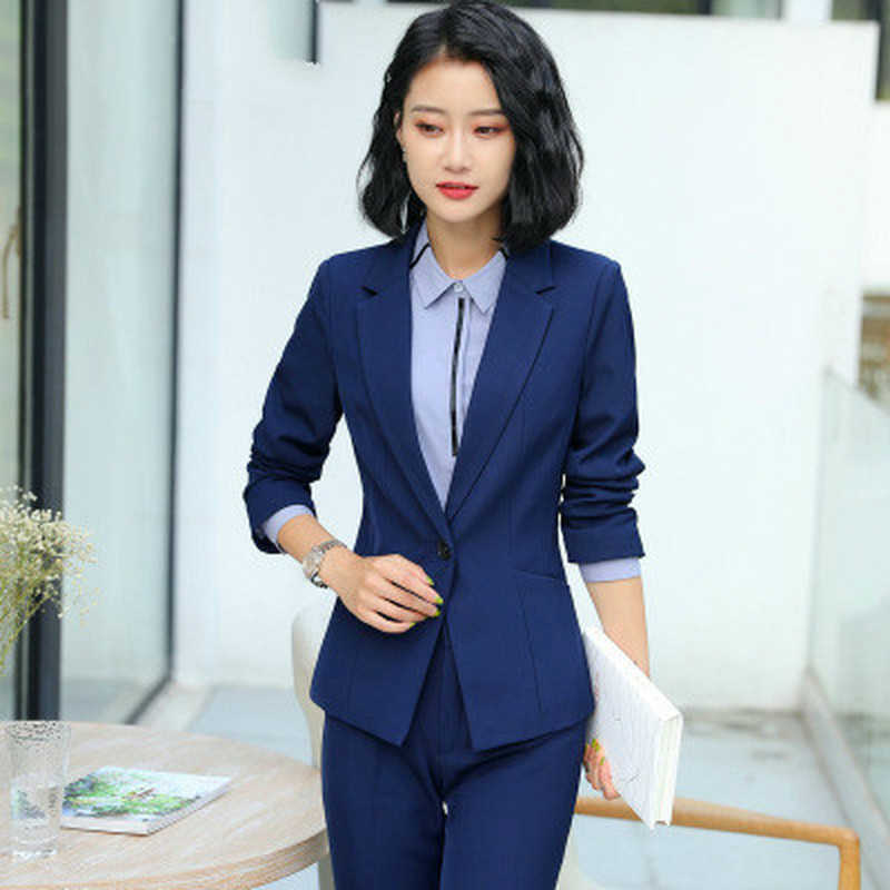 High-quality Professional Women's Office Trouser Suit Two-piece Autumn and Winter Long Sleeve Ladies Small Casual Trousers 210527, Blazer skirt b
High-quality Professional Women's Office Trouser Suit Two-piece Autumn and Winter Long Sleeve Ladies Small Casual Trousers 210527, Blazer skirt b