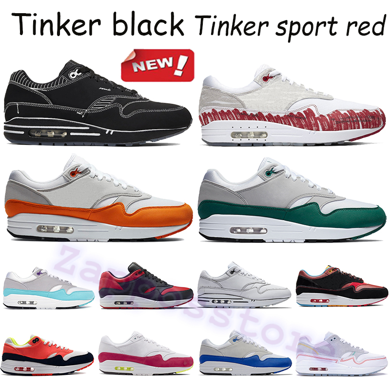 men platform sports running shoes anniversary orange green bred tinker black white time capsule pack leopard tiger live together women sneakers