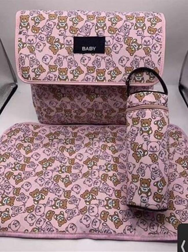 2022 Newest Diaper Bags with Changing Pad and Insulated Milk Bottle Case Designer Style Baby Stunning Mummy Bag Comes 3pcs Set от DHgate WW