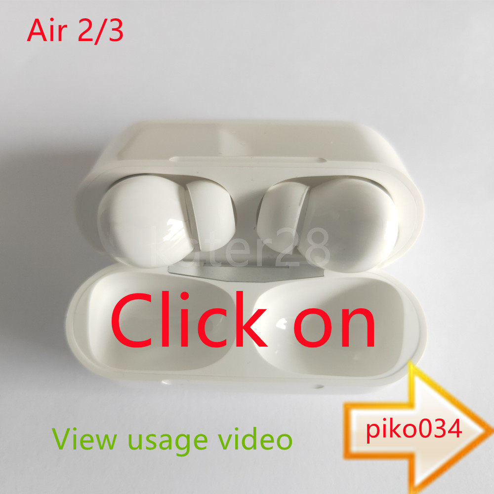 Air Gen 2/3 TWS same as before Bluetooth Earphones Chip Metal Hinge Wireless Charging Headphones Earbuds Auto Paring headset Valid serial number Rename H1 pro pods bvx
Air Gen 2/3 TWS same as before Bluetooth Earphones Chip Metal Hinge Wireless Charging Headphones Earbuds Auto Paring headset Valid serial number Rename H1 pro pods bvx