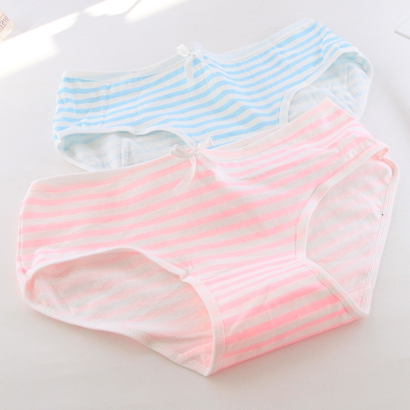 Two dimensional girl blue white stripe fat first tone cotton triangle animation peripheral underwear 520
Two dimensional girl blue white stripe fat first tone cotton triangle animation peripheral underwear 520