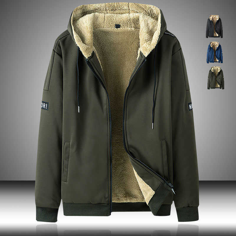Thick Jacket Men Winter Fleece Warm Solid Color Coat Fashion Casual Hoodie Men Zipper Cardigan Sweatshirt Men Hooded Outwear 4XL 210603, Hh6711black
Thick Jacket Men Winter Fleece Warm Solid Color Coat Fashion Casual Hoodie Men Zipper Cardigan Sweatshirt Men Hooded Outwear 4XL 210603, Hh6711black