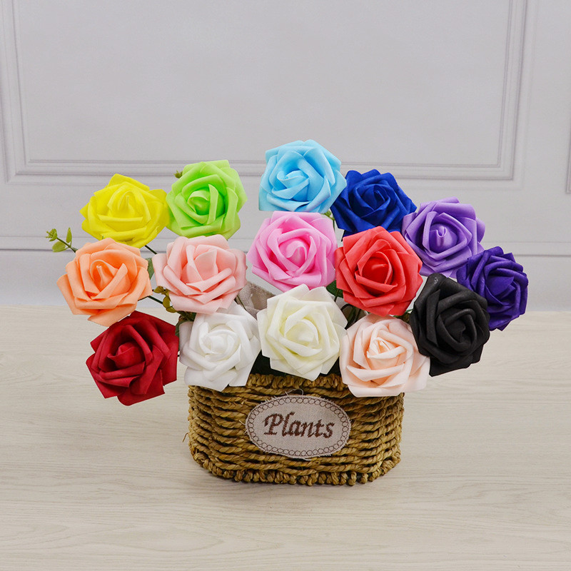 7CM 15Colors PE Artificial Foam Rose Flower For DIY Party Wedding Bouquet Centerpieces Wrist Roses Flowers Home Floral Decor
7CM 15Colors PE Artificial Foam Rose Flower For DIY Party Wedding Bouquet Centerpieces Wrist Roses Flowers Home Floral Decor
