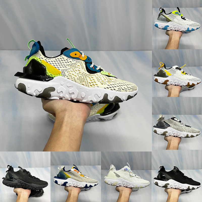 New React vision Running Shoes triple black white phantom light brown sail iridecent vast grey GS worldwide men women Sneakers trainers, 08 white iridecent
New React vision Running Shoes triple black white phantom light brown sail iridecent vast grey GS worldwide men women Sneakers trainers, 08 white iridecent