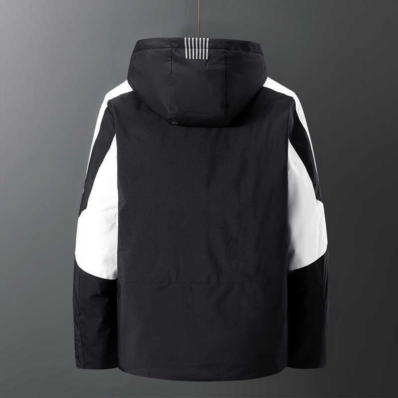 Fall Winter Waterproof Warm Jackets White Duck Down Removable Hooded Man Coat Men Down Jacket Men Winter Warm Jackets Stylish 210818