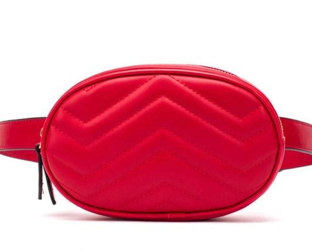 2020 fashion Women Cross Body Shoulder Bag pu Autn Material Waist Bags Bumbag Leather Cross Fanny Pack Bum Waist Bags WOMEN, White