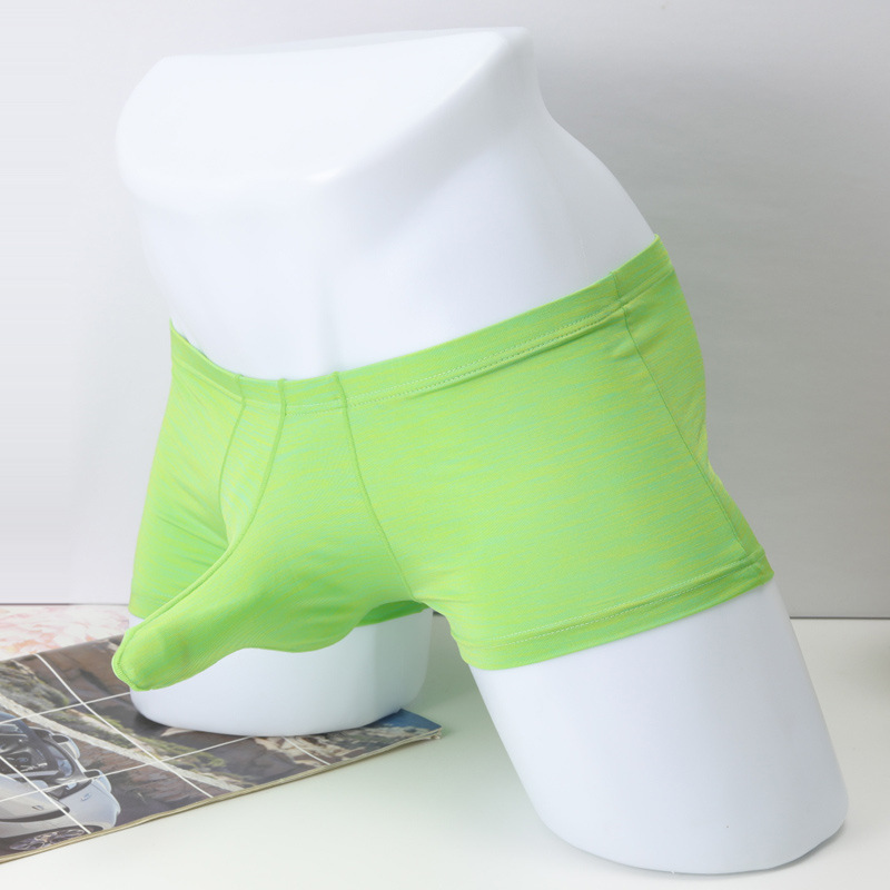 Men's Underwear Boxers Elephant Nose Pouch Ice Silk Seamless Breathable Sexy Boxershorts Underpants Mens Underwear Boxers, Black;white
Men's Underwear Boxers Elephant Nose Pouch Ice Silk Seamless Breathable Sexy Boxershorts Underpants Mens Underwear Boxers, Black;white