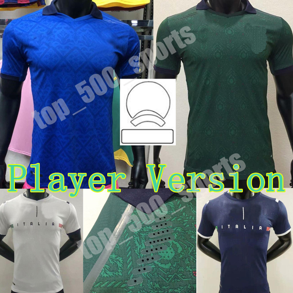 2021 Player version italy third Soccer Jerseys 21 22 Home CHIELLINI CANDREVA Shirt Away INSIGNE ROMAGNOLI 3rd Football uniform
2021 Player version italy third Soccer Jerseys 21 22 Home CHIELLINI CANDREVA Shirt Away INSIGNE ROMAGNOLI 3rd Football uniform